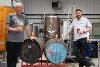 Photograph of father and son team Alan and John Ridealgh, co-owners of Humber Doucy Brewery.